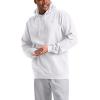 imageChampion Mens Pullover Fleece Hoodie Midweight C Logo Reg Or Big ampamp TallWhite C Logo