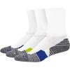 imageChampion Mens Socks Performance Sport Running Socks Crew Ankle and No Show 6PackWhite Assorted  3 Pack