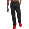 imageChampion Mens Sweatpants Fleece Openbottom Sweatpants for Men Reg Or Big ampamp TallBlack  C Logo