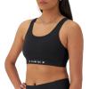 imageChampion Sports Soft Touch MoistureWicking Moderate Support Bra for Women PlusBlack Champion C