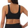 imageChampion Sports Soft Touch MoistureWicking Moderate Support Bra for Women PlusBlack Champion C