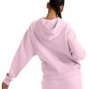 imageChampion Womens Pullover Fleece Hoodie Loose Fit Midweight Script LogoBallerina Slipper  Embroidered Script Logo
