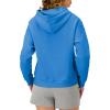 imageChampion Womens Pullover Fleece Hoodie Loose Fit Midweight Script LogoBlue Jay