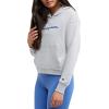 imageChampion Womens Pullover Fleece Hoodie Loose Fit Midweight Script LogoOxford Gray Champion Script