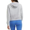 imageChampion Womens Pullover Fleece Hoodie Loose Fit Midweight Script LogoOxford Gray Champion Script