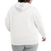 imageChampion Womens Pullover Fleece Hoodie Loose Fit Midweight Script LogoWhite Script