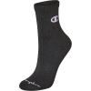 imageChampion Womens Quarter Socks  6Pack Cushioned Athletic Socks with MoistureWicking Arch Support Size 59High Quarter Black