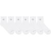 imageChampion Womens Quarter Socks  6Pack Cushioned Athletic Socks with MoistureWicking Arch Support Size 59White  Toe Logo