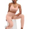 imageChampion Womens Sports Bra Soft Touch MoistureWicking Bra Light Support Sports Bra Longline Sports Bra AvailableSunset Peach