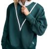 imageChampion Womens Yearbook 14 Zip PulloverEmerald AllureWhite