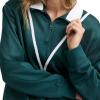 imageChampion Womens Yearbook 14 Zip PulloverEmerald AllureWhite