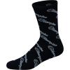 imageChampion mens Double Dry Moisture Wicking Logo 6 Or 12 Pack Crew SocksBlack With All Over Stripes 6 Pack