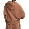 imageChampion womens Zipup Hoodie Vintage Wash Running Women C LogoTime Out Brown