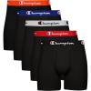 imageChampion Mens Everyday Cotton Stretch 5 PackBlack  5 Pack