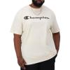 imageChampion Mens Heritage Short Sleeve Tee Mens TShirts Vintage Shirts Mens Tee Shirts GraphicsNatural  Classic Script Logo