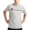 imageChampion Mens Heritage Short Sleeve Tee Mens TShirts Vintage Shirts Mens Tee Shirts GraphicsOxford Gray  Classic Script Logo