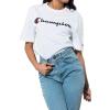 imageChampion Mens Heritage Short Sleeve Tee Mens TShirts Vintage Shirts Mens Tee Shirts GraphicsWhiteembroidered Script
