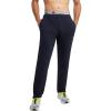 imageChampion Mens Sweatpants Fleece Openbottom Sweatpants for Men Reg Or Big ampamp TallNavy  C Logo