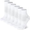 imageChampion Womens Quarter Socks  6Pack Cushioned Athletic Socks with MoistureWicking Arch Support Size 59Bright White