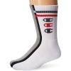 imageChampion mens 3pack 3 quotCcc Logo Crew SocksCrew SockBlackGreyWhite