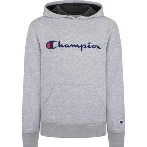 imageChampion Boys Hoodie for Kids Sweatshirt Fleece Youth Pullover With HoodGrey