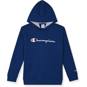 imageChampion Boys Hoodie for Kids Sweatshirt Fleece Youth Pullover With HoodSignature Blue Limoges