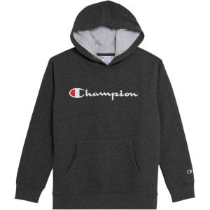 imageChampion Boys Hoodie for Kids Sweatshirt Fleece Youth Pullover With HoodSignature Charcoal Heather