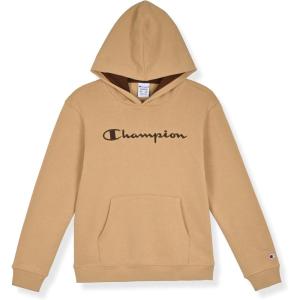 imageChampion Boys Hoodie for Kids Sweatshirt Fleece Youth Pullover With HoodSignature Khaki