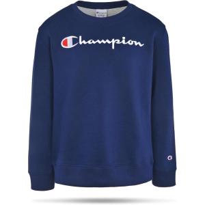 imageChampion Boys Sweatshirt for Kids Pullover Fleece Crewneck SweaterSignature Navy Blue