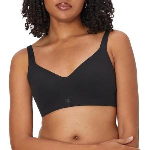 imageChampion Everyday Sports Wireless Light Support Bra for WomenBlack Move With Intention