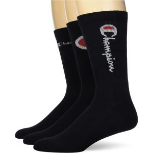imageChampion Mens Core Essential Crew Sock 3PairBlack