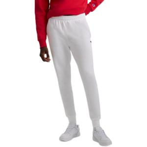 imageChampion Mens Joggers Fleece Joggers Comfortable Sweatpants for Men Reg Or Big ampamp TallWhite  C Patch Logo