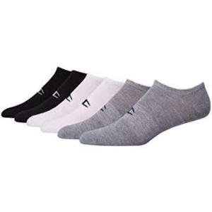 imageChampion Mens Logo Super No Show Socks 6pairsWhiteGreyBlack