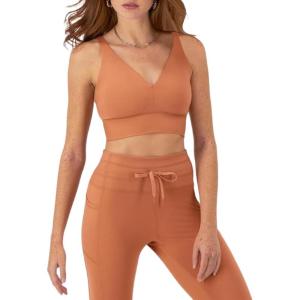 imageChampion Womens Sports Bra Soft Touch MoistureWicking Bra Light Support Sports Bra Longline Sports Bra AvailableCanyon Red Longline