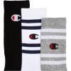 imageChampion Mens 3Pack Double Stripe Crew Socks