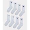 imageChampion Mens Double Dry Moisture Wicking Crew Socks 6 8 12 Packs AvailabeWhite  8 Pack