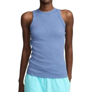 imageChampion Womens Ribbed Tank Top High Neck C LogoSevenseas Blue