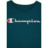 imageChampion Boys Boys Tee Shirt Short Sleeve Logo TShirt for KidsDark Teal