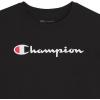 imageChampion Boys Boys Tee Shirt Short Sleeve Logo TShirt for KidsSignature Black