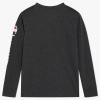 imageChampion Boys Long Sleeve Tee Shirt for Kids Athletic TopsCharcoal