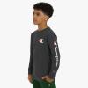 imageChampion Boys Long Sleeve Tee Shirt for Kids Athletic TopsCharcoal