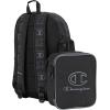 imageChampion Mode Lunch Kit ampamp Backpack Combo BlackGrey One SizeBlackGrey