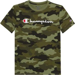 imageChampion Boys Boys Tee Shirt Short Sleeve Logo TShirt for KidsSignature Camoflauge