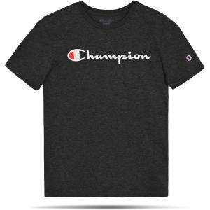 imageChampion Boys Boys Tee Shirt Short Sleeve Logo TShirt for KidsSignature Charcoal Heather