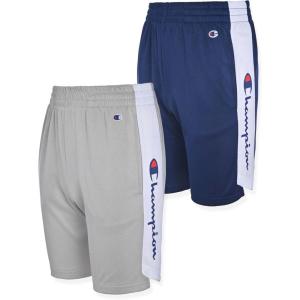 imageChampion Boys Hertiage Script Mesh ShortSignature GreyNavy