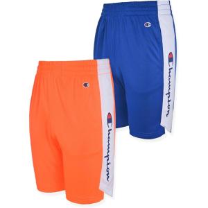 imageChampion Boys Hertiage Script Mesh ShortSignature OrangeBlue