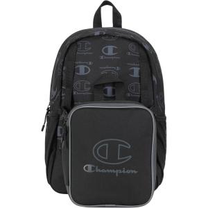 imageChampion Mode Lunch Kit ampamp Backpack Combo BlackGrey One SizeBlackGrey