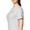 imageChampion Womens Classic Short Sleeve Graphic TShirt Standard Fit Script LogoOxford Gray Small Script