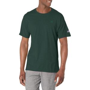 imageChampion Mens Classic Everyday Soft Comfortable TShirt Regular or Big ampamp TallDark Green  C Logo