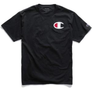 imageChampion Mens Classic Short Sleeve TShirt Standard Fit Available in Regular and Big ampamp TallBlack